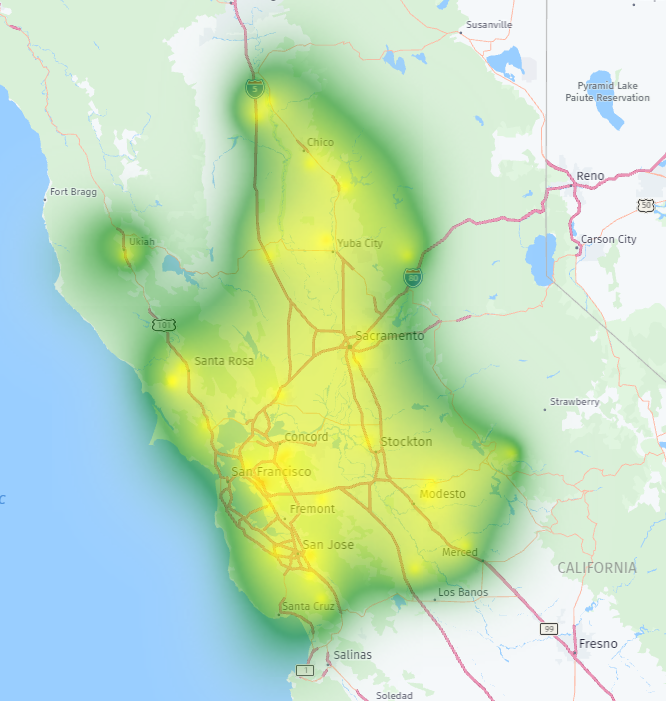 Our Service map